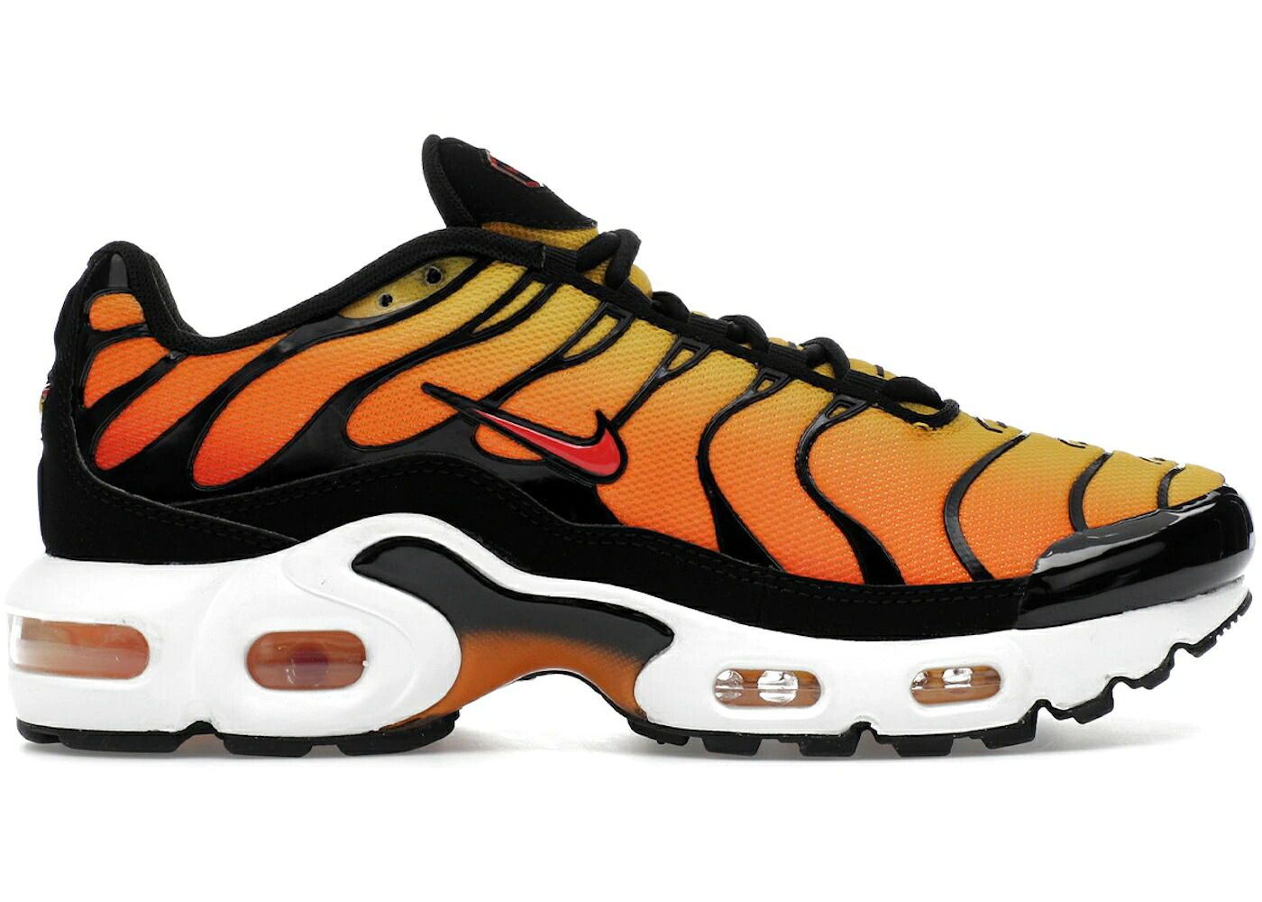 ナイキ マックス 黒いこと 黒いこと エアマックスプラス お坊っちゃん キッズ NIKE AIR MAX PLUS SUNSET (GS) / BLACK BRIGHT CERAMIC RESIN もの言う花 マタニティ スニーカー