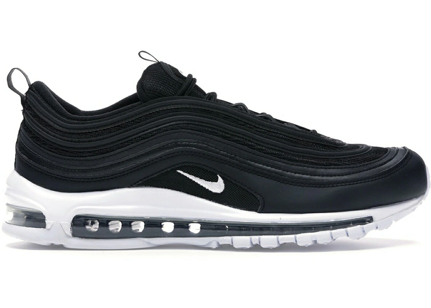 ナイキ マックス 黒色 ブラック 白色 ホワイト エアマックス スニーカー メンズ NIKE AIR MAX 97 BLACK WHITE / BLACK WHITE