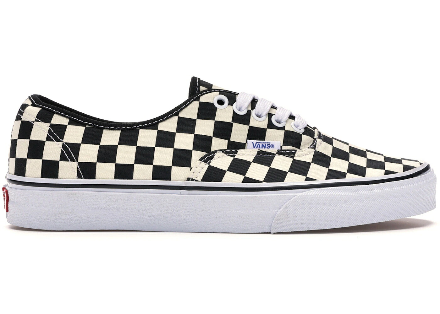 ヴァンズ バンズ オーセンティック 黒色 ブラック 白色 ホワイト スニーカー メンズ VANS AUTHENTIC GOLDEN COAST / BLACK WHITE CHECKERBOARD