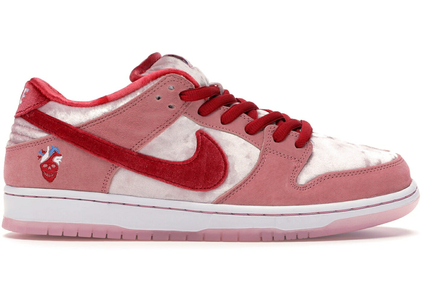 ナイキ エスビー ダンク スケートボード ピンク 赤 レッド 白色 ホワイト ダンクロー スニーカー メンズ NIKE SB DUNK LOW STRANGELOVE SKATEBOARDS / PINK RED WHITE