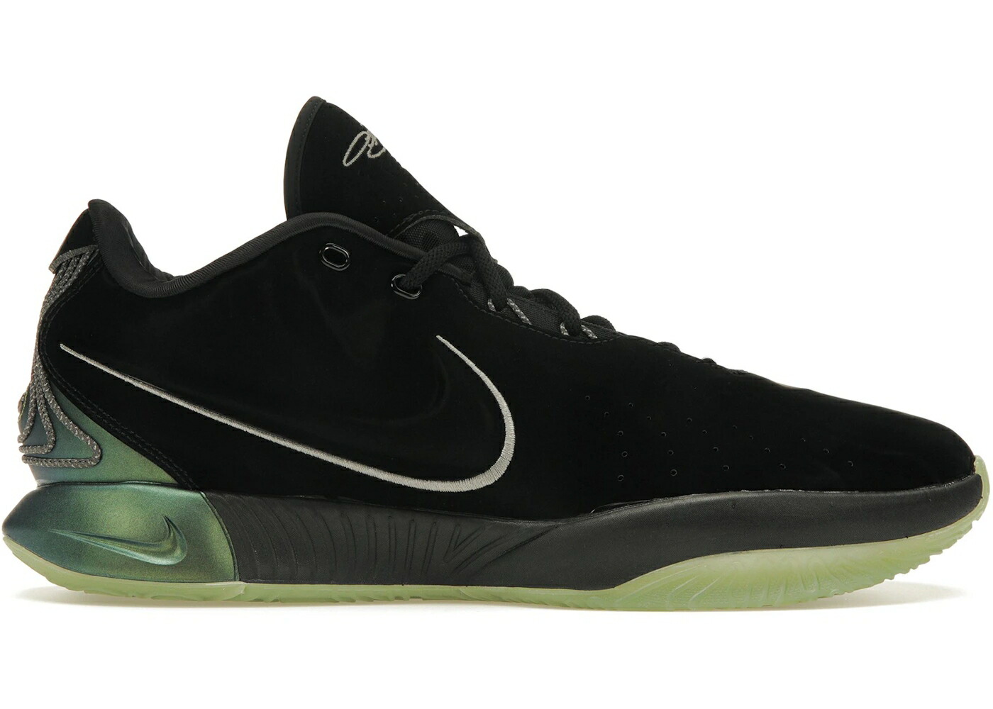 ナイキ レブロン 黒色 ブラック 灰色 グレー スニーカー メンズ NIKE LEBRON 21 TAHITIAN / BLACK PARTICLE GREY WOLF GREY
