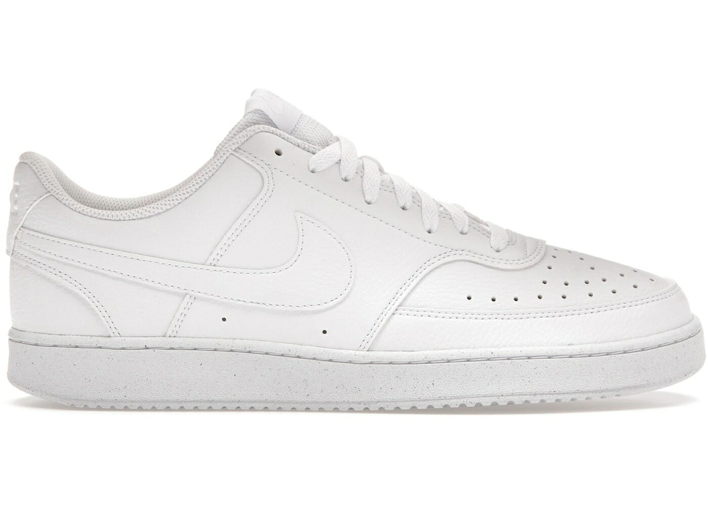 ナイキ 厚地の外套 白いこと 白いこと スニーカー メンズ NIKE COURT VISION LOW NEXT NATURE TRIPLE WHITE / WHITE WHITE WHITE