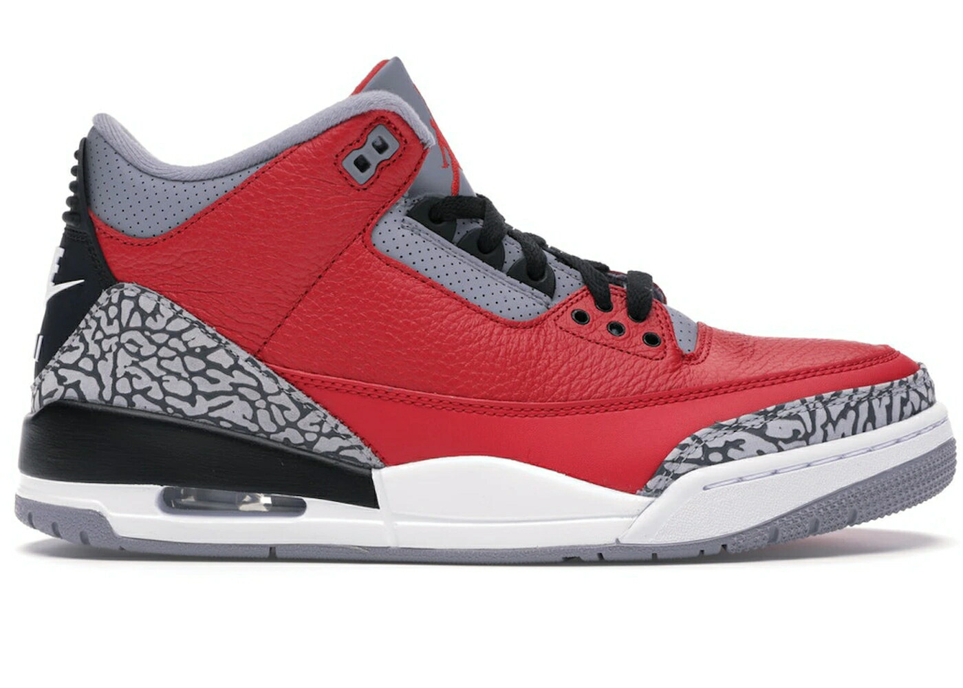 ナイキ ジョーダン 赤 赤いこと 薄墨色 シメント スニーカー メンズ JORDAN 3 RETRO SE UNITE (CHICAGO EXCLUSIVE) / VARSITY RED VARSITY RED CEMENT