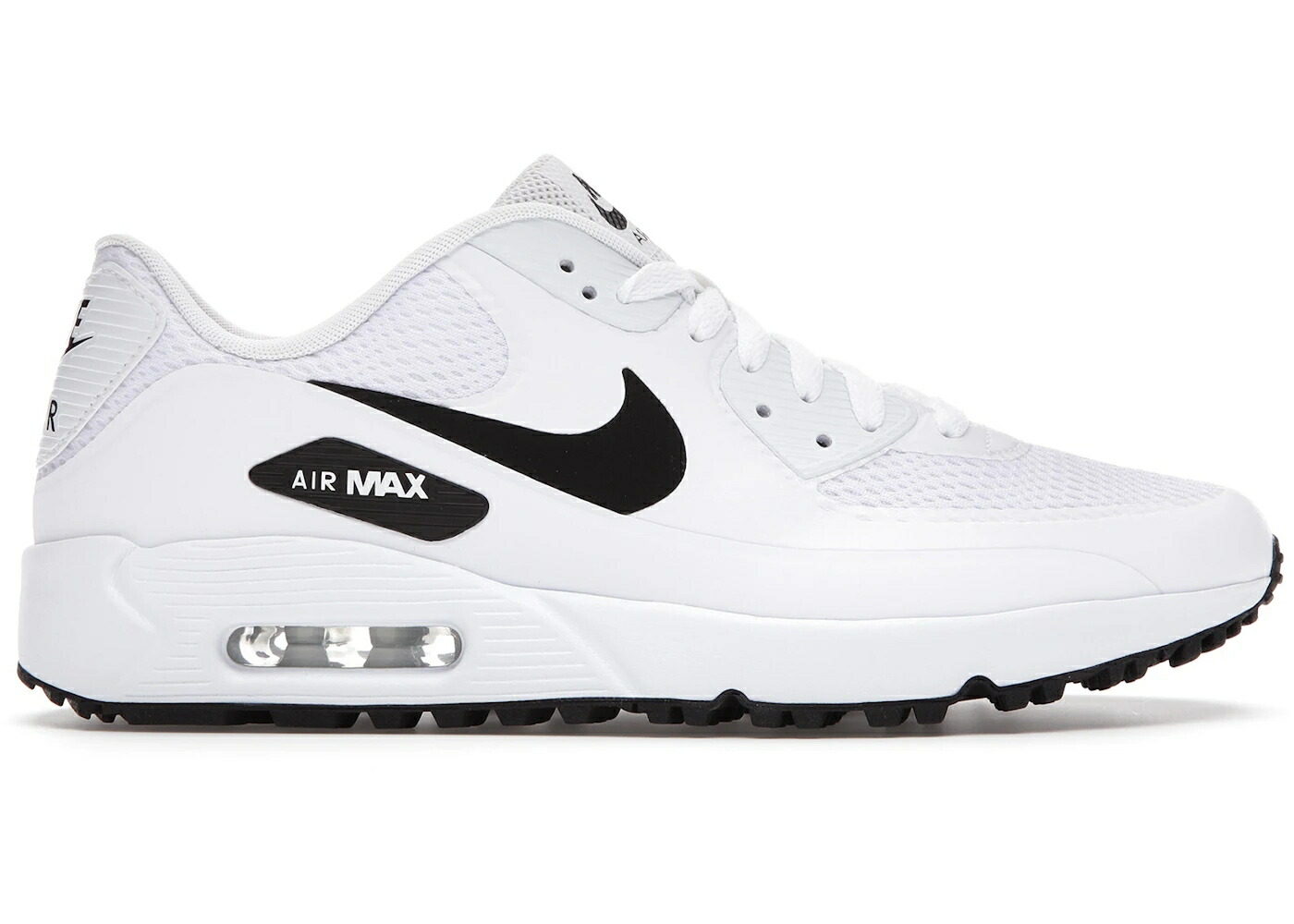ナイキ マックス ゴルフ 白色 ホワイト 黒色 ブラック エアマックス スニーカー メンズ NIKE AIR MAX 90 GOLF WHITE BLACK / WHITE BLACK