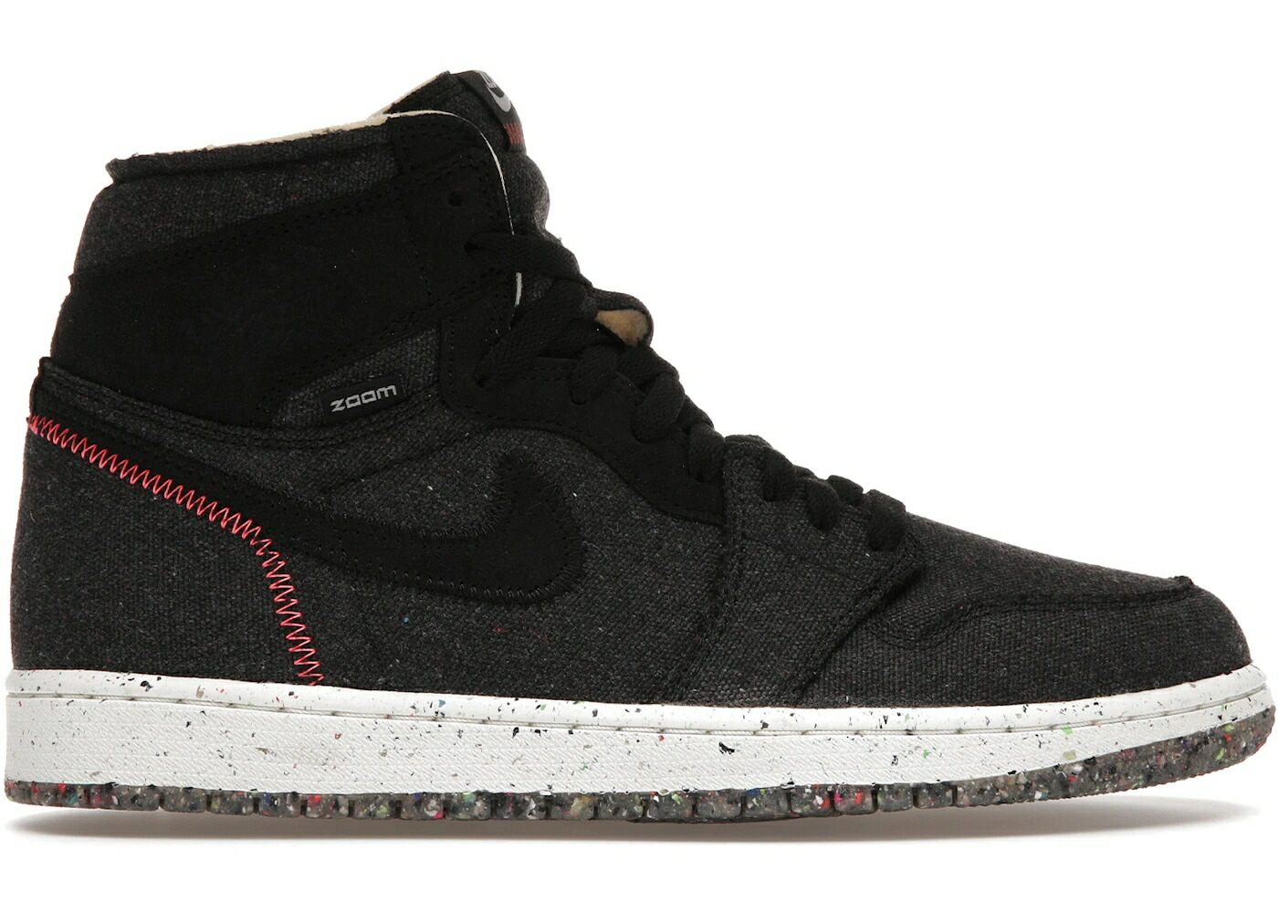 ナイキ ジョーダン ハイ ズーム 黒色 ブラック 灰色 グレー クリムゾン スニーカー メンズ JORDAN 1 RETRO HIGH ZOOM CRATER / BLACK WOLF GREY FLASH CRIMSON 28,080円