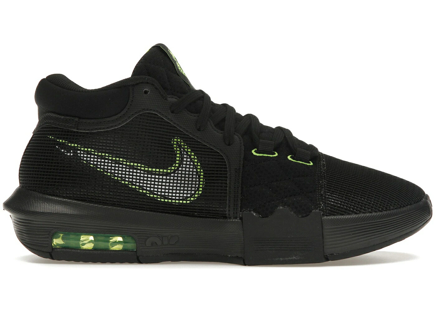 ナイキ レブロン 黒いこと 黒いこと 白いこと 白いこと ウィットネス スニーカー メンズ NIKE LEBRON WITNESS 8 BLACK VOLT / BLACK VOLT WHITE