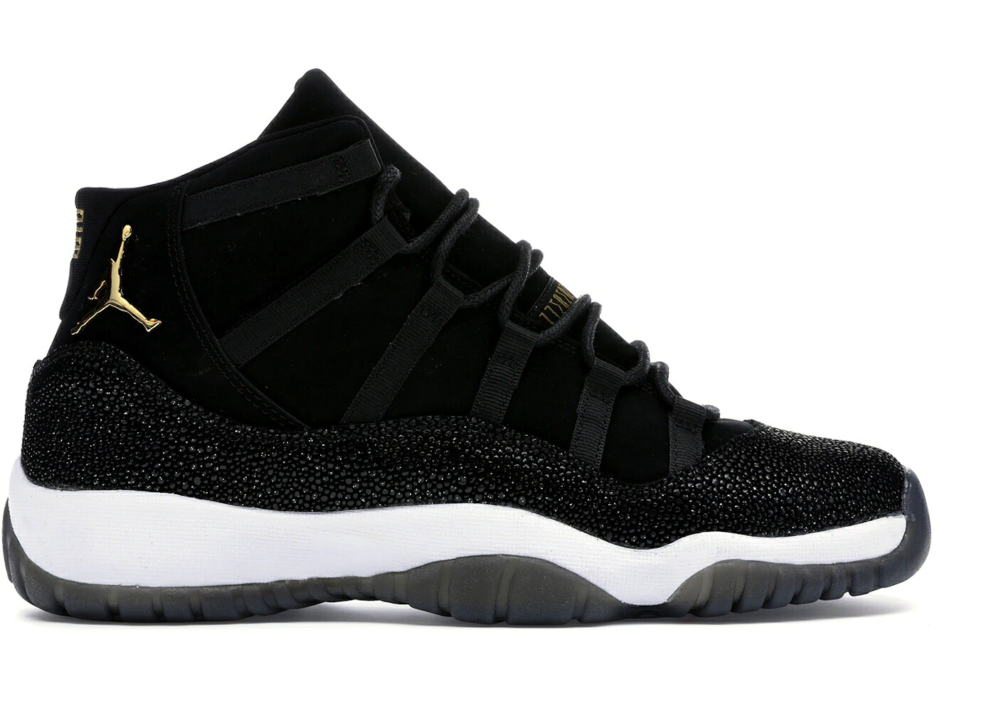 ナイキ ジョーダン 黒いこと 黒いこと ゴールド 白いこと 白いこと お坊っちゃん キッズ JORDAN 11 RETRO HEIRESS BLACK STINGRAY (GS) / BLACK METALLIC GOLD WHITE もの言う花 マタニティ スニーカー