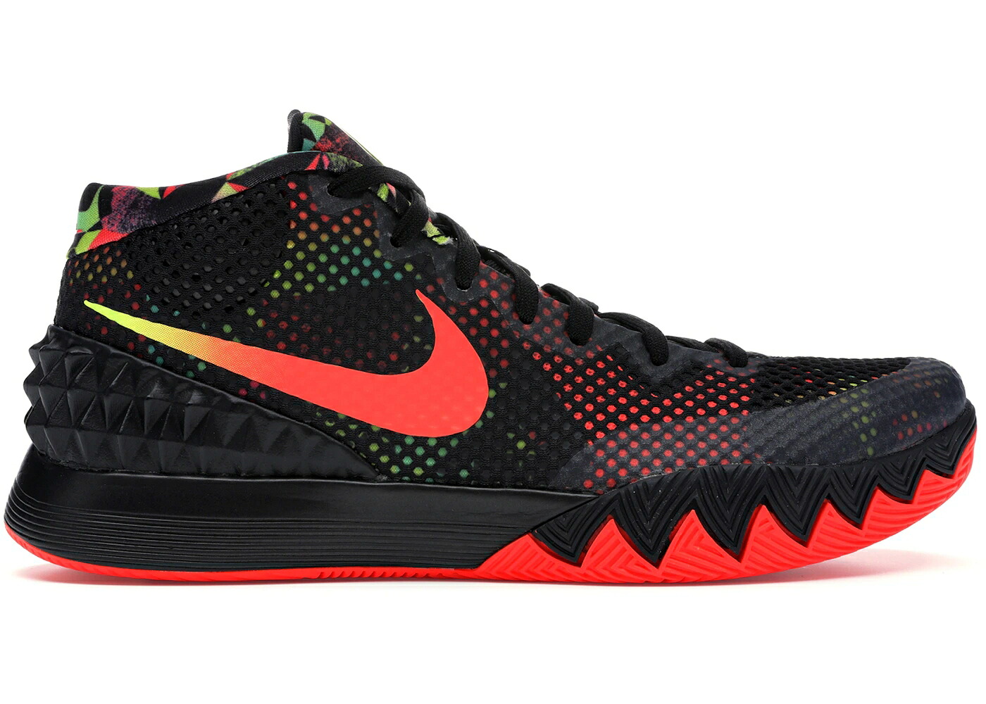 ナイキ カイリー ドリーム 黒色 ブラック 白色 ホワイト クリムゾン スニーカー メンズ NIKE KYRIE 1 DREAM / BLACK WHITE BRIGHT CRIMSON