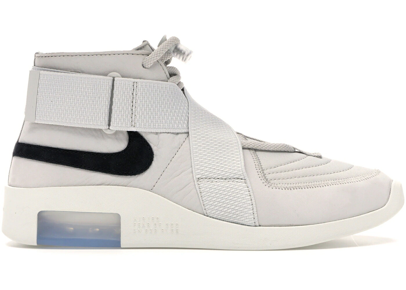 ナイキ 黒色 ブラック 白色 ホワイト フィアーオブゴッド スニーカー メンズ NIKE AIR FEAR OF GOD RAID LIGHT BONE / LIGHT BONE BLACK WHITE