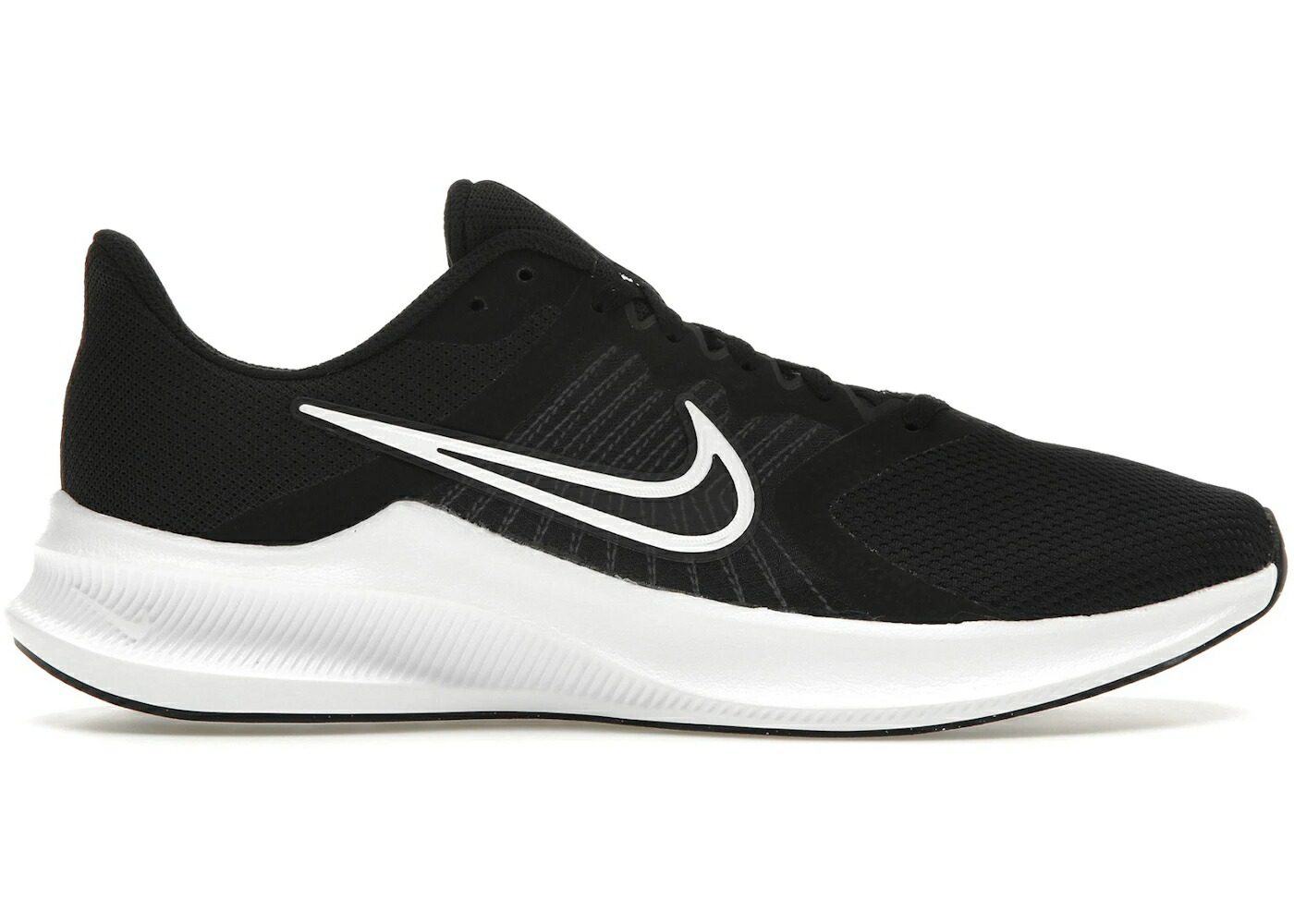 ナイキ 黒いこと 黒いこと 白いこと 白いこと 薄墨色 薄墨色 スニーカー メンズ NIKE DOWNSHIFTER 11 BLACK WHITE / BLACK DARK SMOKE GREY WHITE
