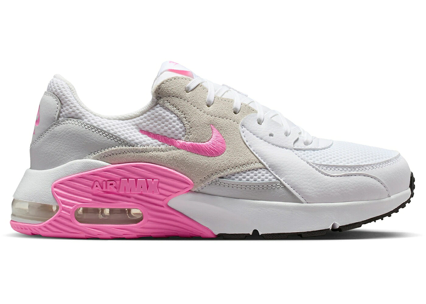 ナイキ マックス 白色 ホワイト ピンク 黒色 ブラック エアマックス WOMEN\'S スニーカー レディース NIKE AIR MAX EXCEE WHITE PHOTON DUST PINK SPELL (WOMEN\'S) / WHITE PHOTON DUST BLACK PINK｜スニケス