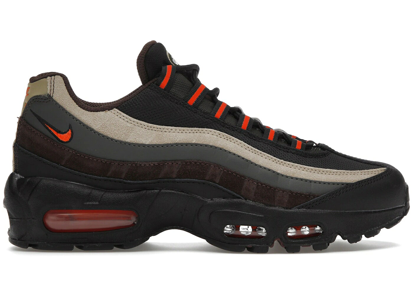 ナイキ マックス アーミー 橙 オレンジ エアマックス スニーカー メンズ NIKE AIR MAX 95 DARK ARMY / DARK ARMY TWEED CINDER ORANGE|スニケス