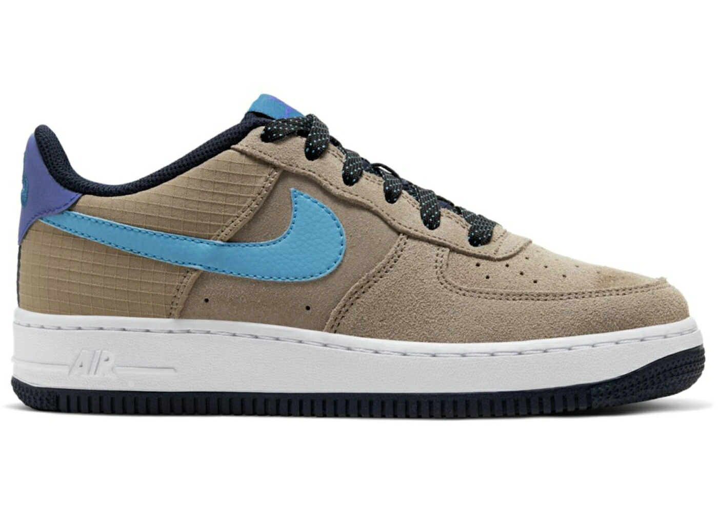 ナイキ カーキ 紫 相撲取り草 青味 青み 空軍 御坊っちゃん キッズ NIKE AIR FORCE 1 LV8 2 KHAKI (GS) / KHAKI PERSIAN VIOLET BLUE FURY もの言う花 マタニティ スニーカー