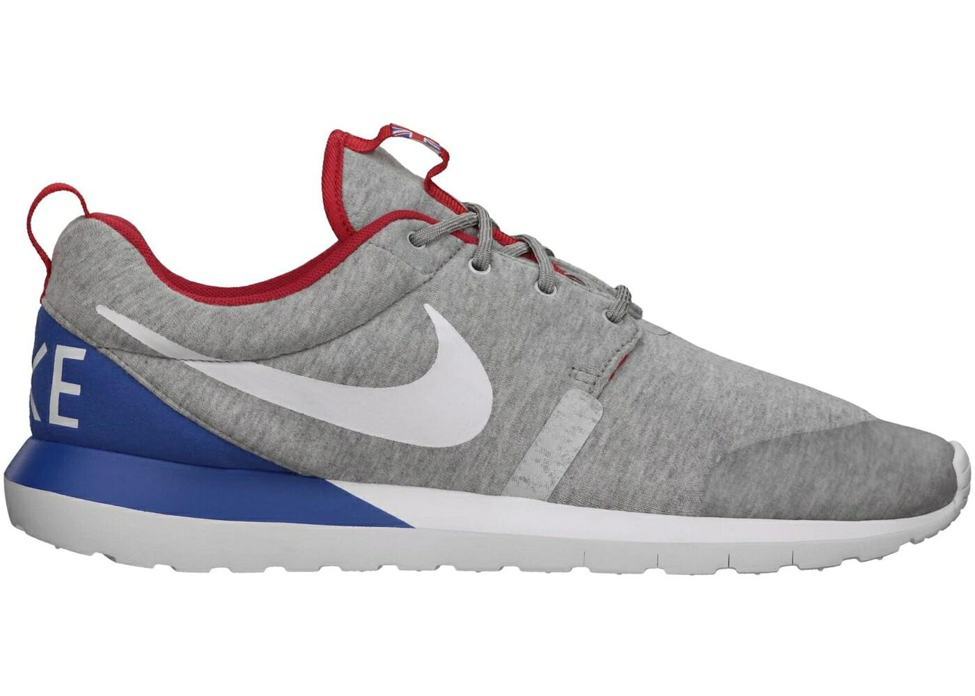ナイキ ラン 灰色 グレー ヘザー 白色 ホワイト ジュニア キッズ NIKE ROSHE RUN GREAT BRITAIN (GS) / GREY HEATHER WHITE UNIVERSITY ベビー マタニティ スニーカー|スニケス