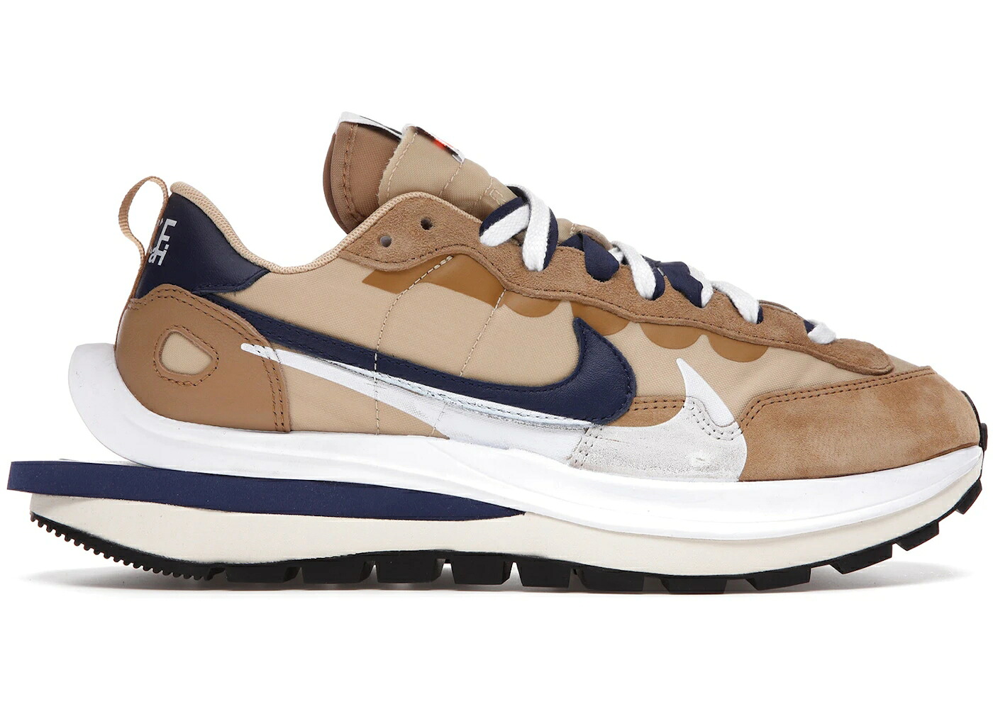 ナイキ 青色 ブルー 白色 ホワイト 紺色 ネイビー スニーカー メンズ NIKE VAPORWAFFLE SACAI SESAME BLUE VOID / TAN WHITE NAVY|スニケス