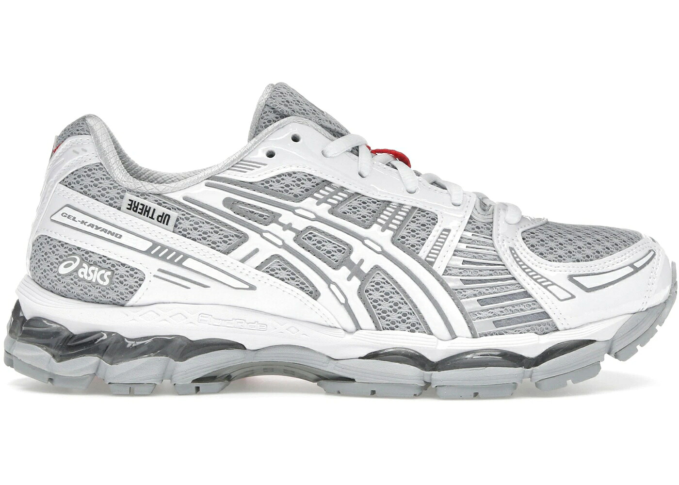アシックス 灰色 グレー ピュア 銀色 シルバー 12.1 スニーカー メンズ ASICS GEL-KAYANO UP THERE NATSUKASHII GLACIER GREY / GLACIER GREY PURE SILVER｜スニケス 94,105円