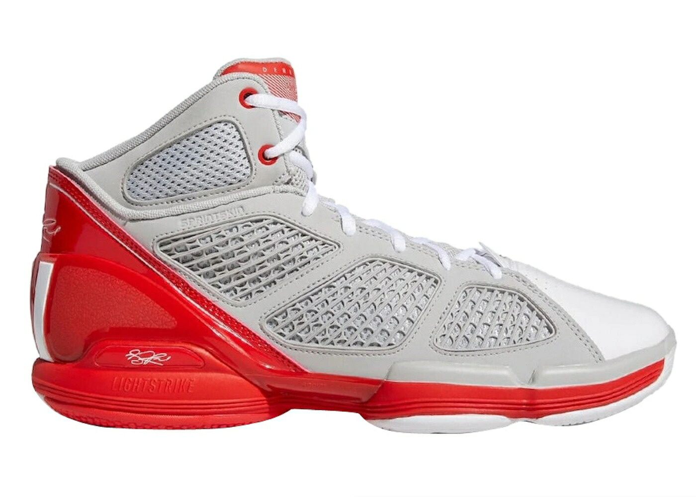 アディダス ローズ 灰色 グレー 白色 ホワイト 赤 レッド 1.5 スニーカー メンズ ADIDAS D ROSE GREY WHITE RED / GREY WHITE RED