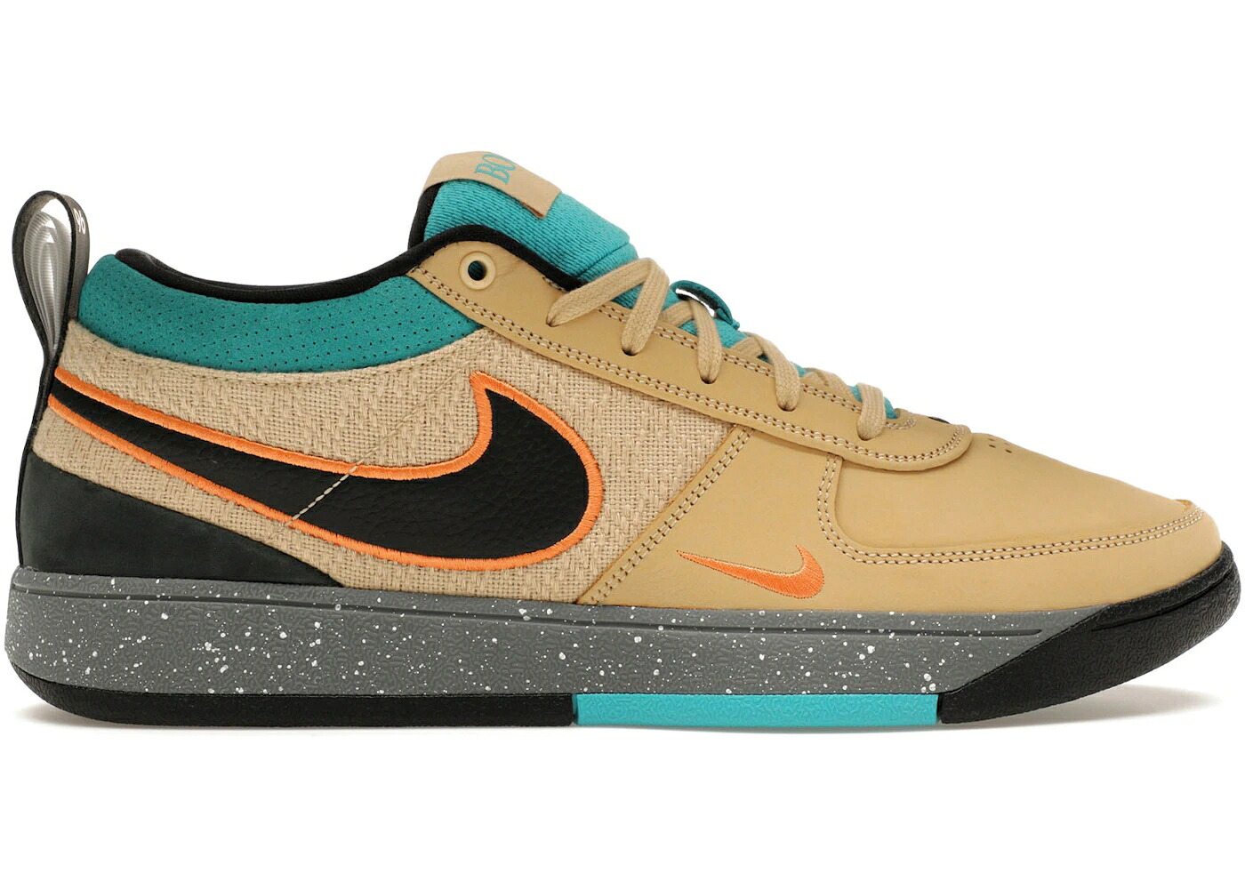 ナイキ 黒いこと 黒いこと スニーカー メンズ NIKE BOOK 1 MOWABB / SESAME BLACK BRIGHT MANDARIN