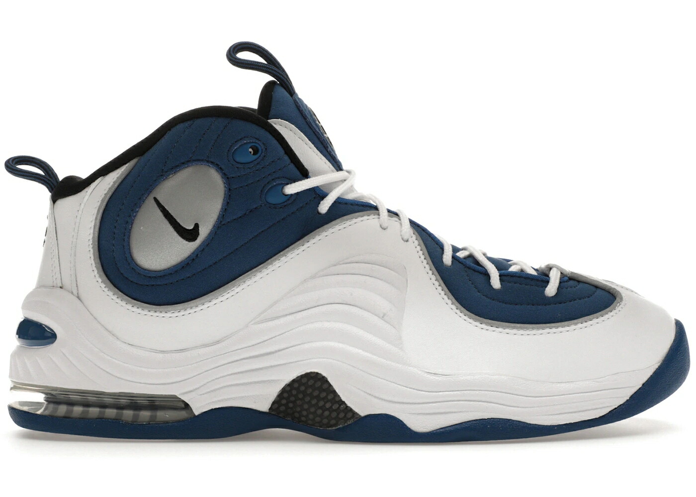 ナイキ ペニー 青色 ブルー 白色 ホワイト 黒色 ブラック エアペニー スニーカー メンズ NIKE AIR PENNY 2 ATLANTIC BLUE (2023) / ATLANTIC BLUE WHITE BLACK