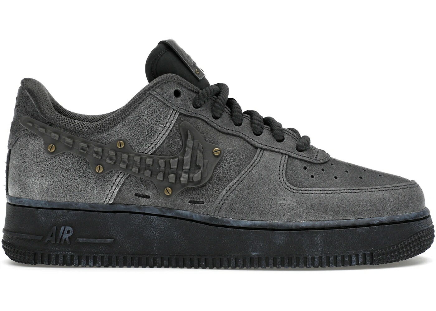 ナイキ 黒いこと 黒いこと 空軍 スニーカー メンズ NIKE AIR FORCE 1 LOW METALWORK MEDIUM ASH ANTHRACITE / MEDIUM ASH ANTHRACITE BLACK