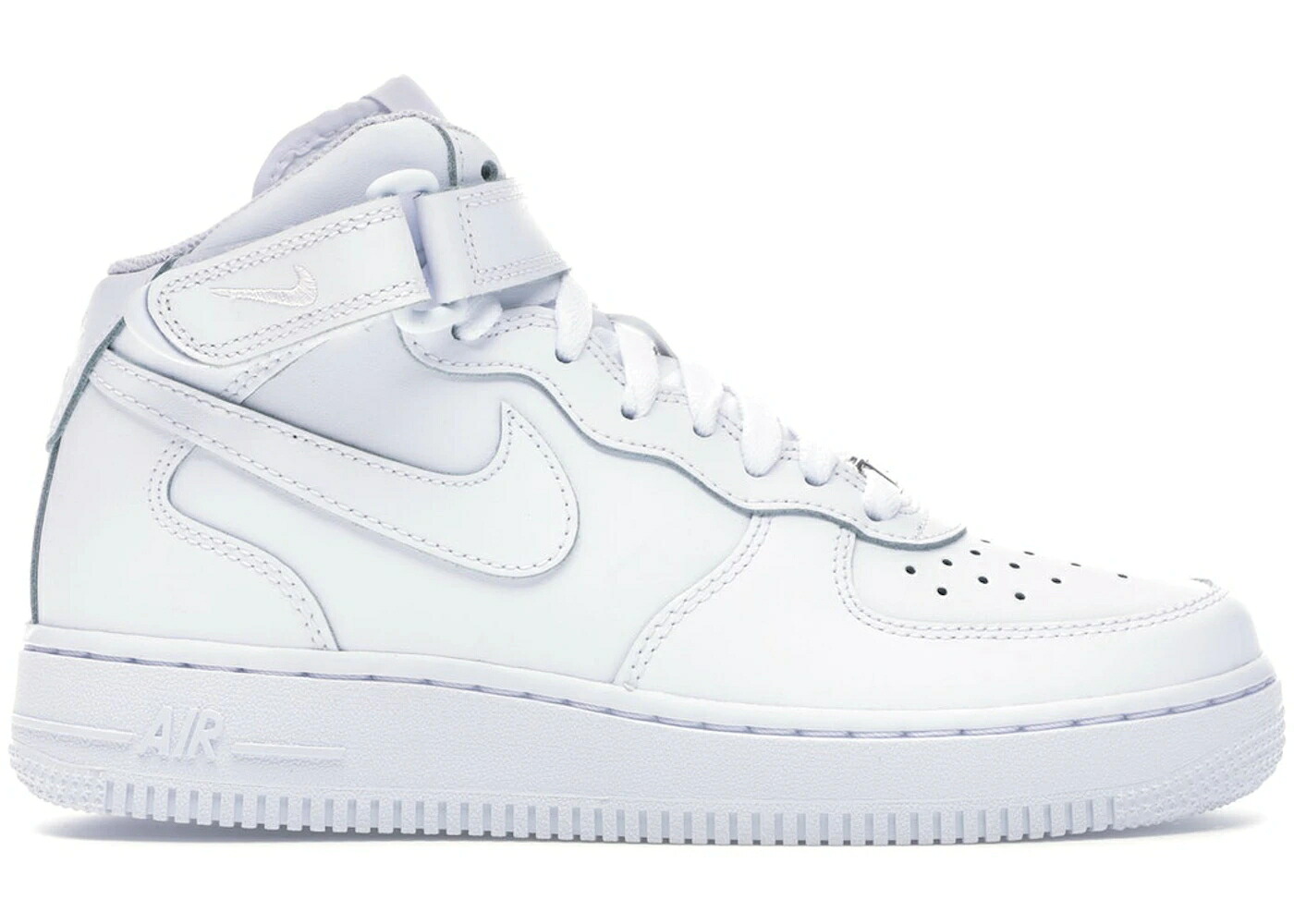 ナイキ ミッド 白色 ホワイト エアフォース ジュニア キッズ NIKE AIR FORCE 1 MID WHITE (GS) / WHITE WHITE ベビー マタニティ スニーカー｜スニケス 52,740円