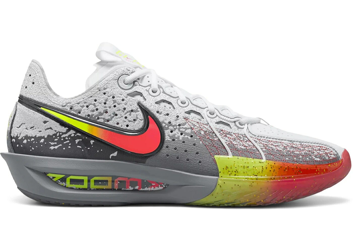 ナイキ 望遠レンズ クリスマス 薄墨色 薄墨色 クリムゾン スニーカー メンズ NIKE AIR ZOOM GT CUT 3 CHRISTMAS / SMOKE GREY BRIGHT CRIMSON