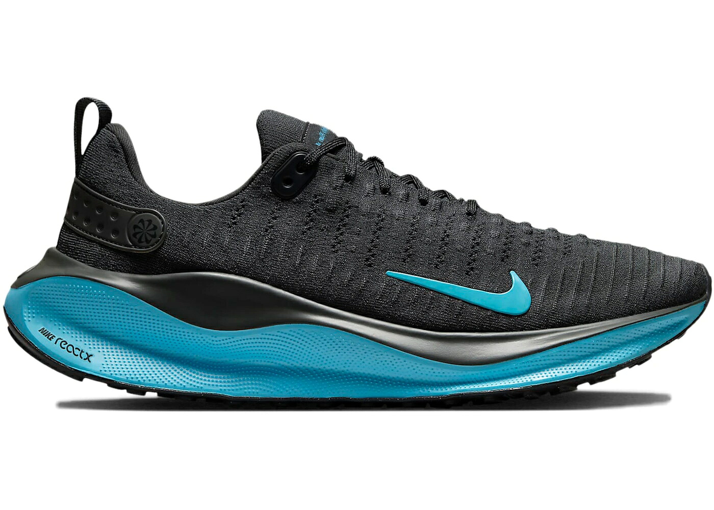 ナイキ 幽客 青味 青み 黒いこと 黒いこと スニーカー メンズ NIKE REACTX INFINITY RUN 4 BALTIC BLUE / ANTHRACITE BLACK BALTIC BLUE