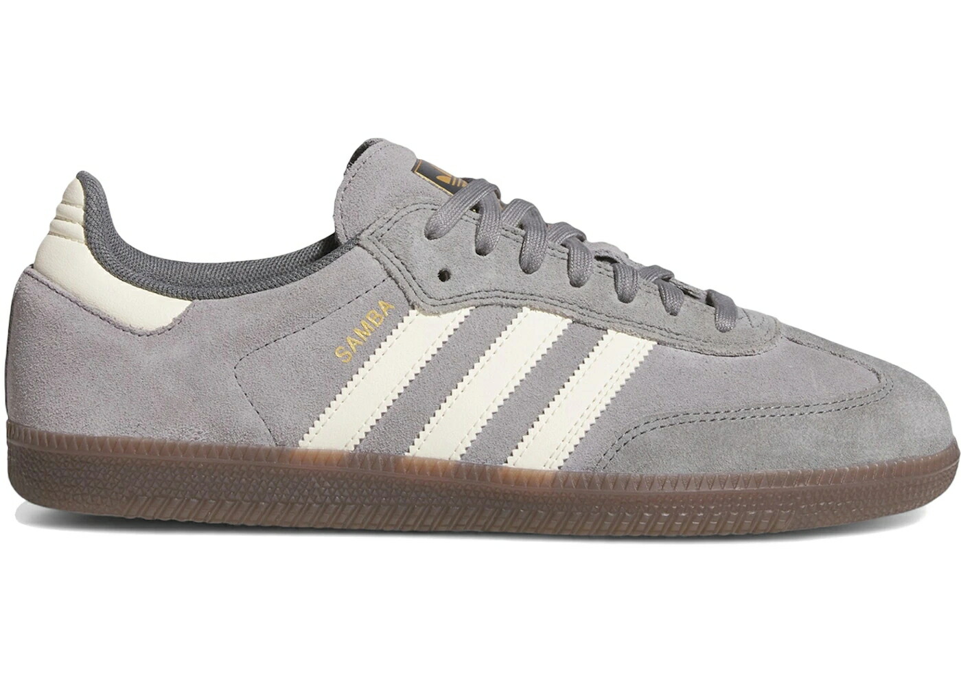 アディダス サンバ 灰色 グレー クリーム 白色 ホワイト スニーカー メンズ ADIDAS SAMBA ADV GREY FOUR CREAM WHITE / GREY FOUR CREAM WHITE GREY THREE