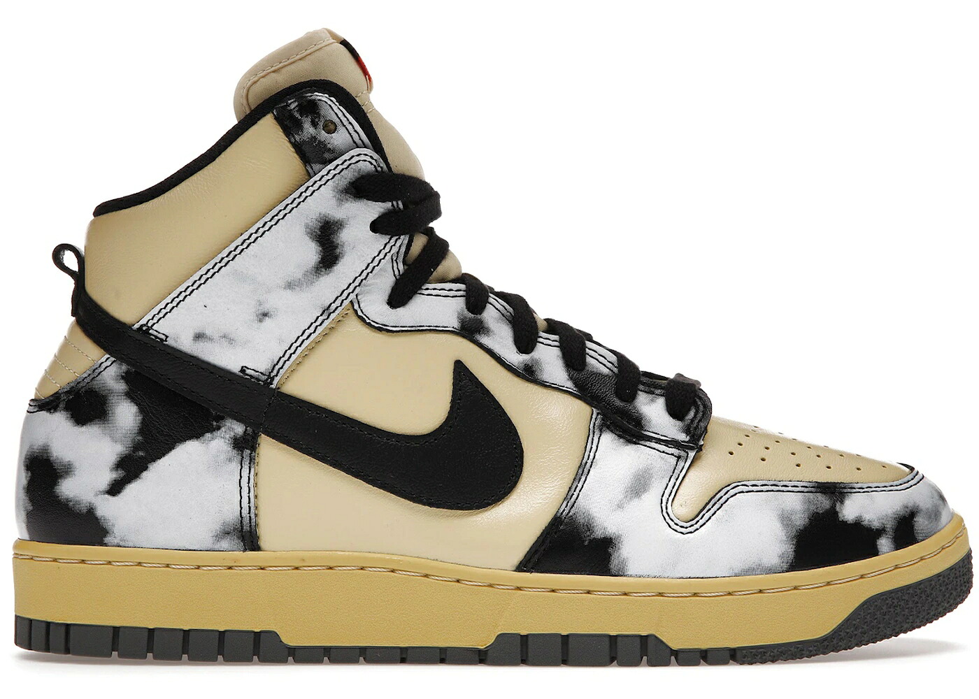 ナイキ ダンク ご機嫌 黒いこと 黒いこと ゴールド ダンクハイ スニーカー メンズ NIKE DUNK HIGH 1985 BLACK ACID WASH / LEMON DROP BLACK SATURN GOLD