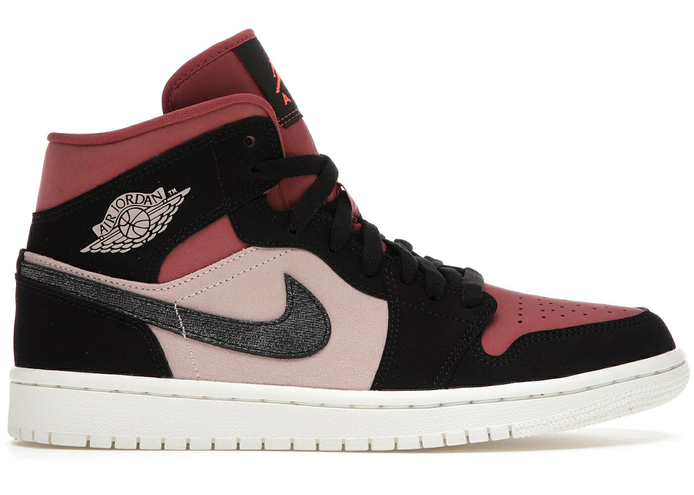 ナイキ ジョーダン ミッド ベージュ 黒色 ブラック WOMEN'S スニーカー レディース JORDAN 1 MID CANYON RUST (WOMEN'S) / PARTICLE BEIGE BLACK CANYON RUST