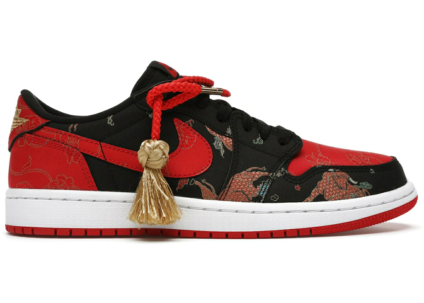ナイキ ジョーダン 黒いこと 黒いこと 赤 赤いこと スニーカー メンズ JORDAN 1 LOW OG CHINESE NEW YEAR / BLACK UNIVERSITY RED METALLIC