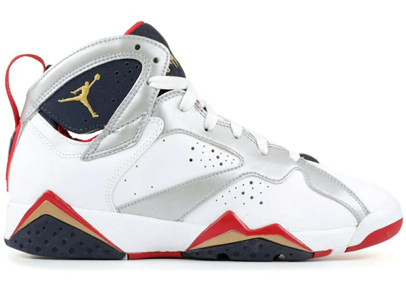ナイキ ジョーダン オリンピック 白色 ホワイト ゴールド 赤 レッド ジュニア キッズ JORDAN 7 RETRO OLYMPIC (2012) (GS) / WHITE METALLIC GOLD OBSDN TR RED ベビー マタニティ スニーカー