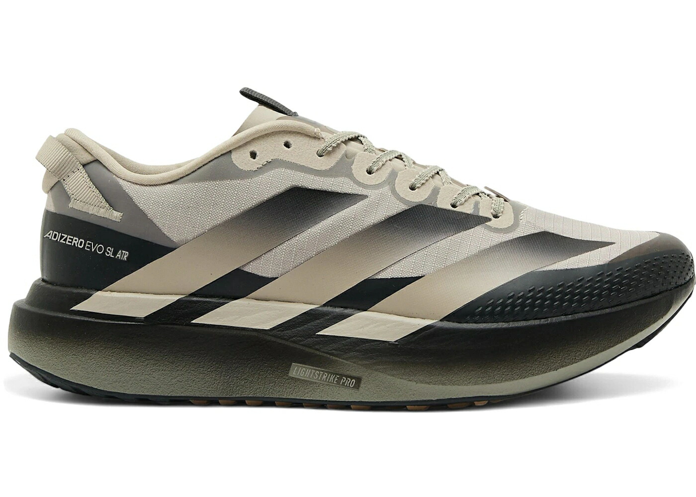 アディダス アディゼロ ベージュ 黒いこと 黒いこと スニーカー メンズ ADIDAS ADIZERO EVO SL ATR BEIGE BLACK / BEIGE BLACK