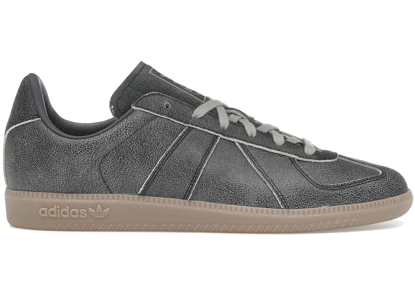 アディダス 正規陸軍 黒いこと 黒いこと なめし革 スニーカー メンズ ADIDAS BW ARMY BLACK CRACKED LEATHER / SUPPLIER COLOUR SUPPLIER COLOUR