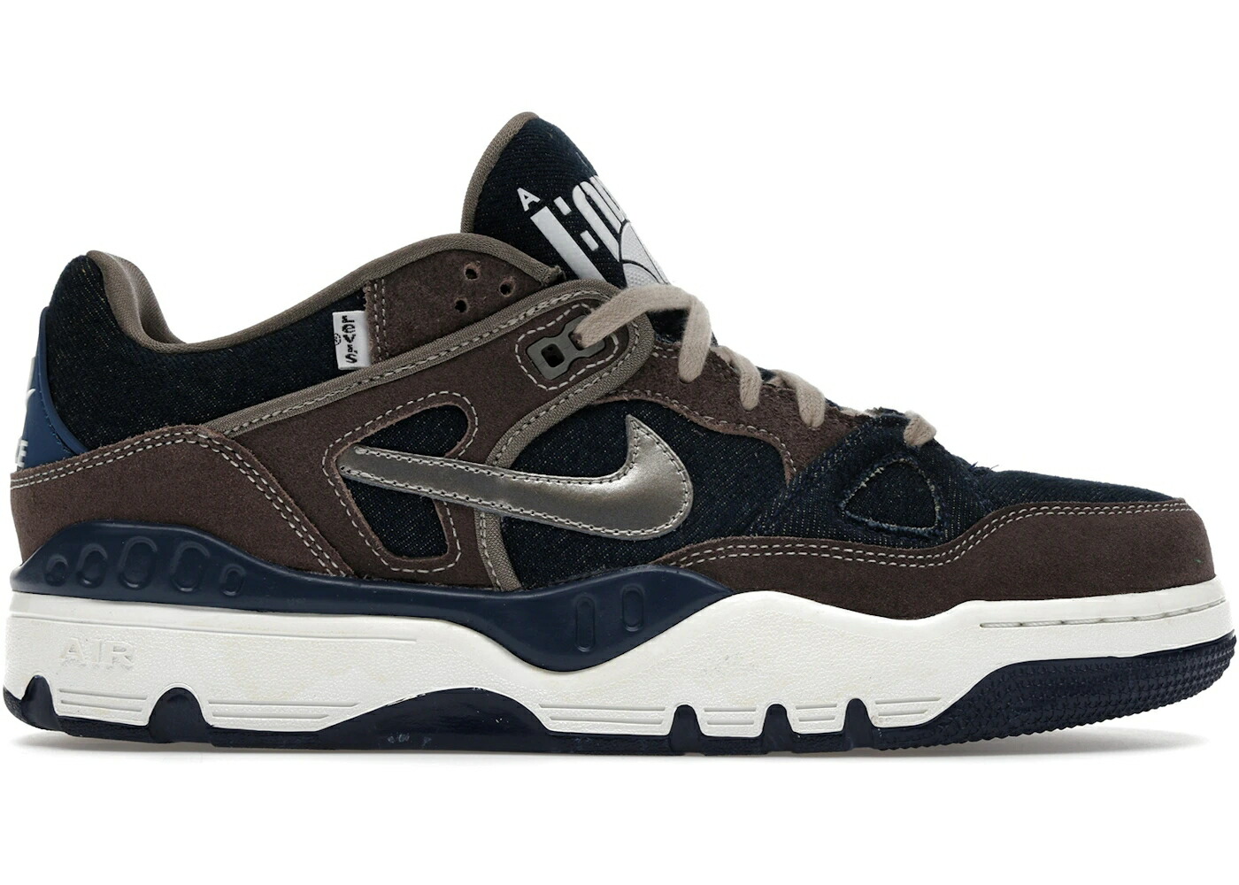 ナイキ 空軍 スニーカー メンズ NIKE AIR FORCE 3 LOW SP NIGO X LEVI S ENIGMA STONE / ENIGMA STONE METALLIC PEWTER