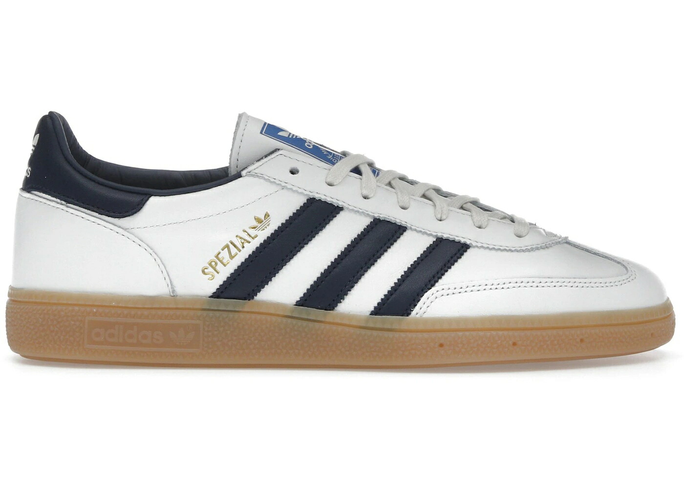アディダス ハンドボール スペシアル 白色 ホワイト ナイト 藍色 インディゴ コア スニーカー メンズ ADIDAS HANDBALL SPEZIAL MADE IN GERMANY WHITE NIGHT INDIGO / CORE WHITE NIGHT INDIGO GUM