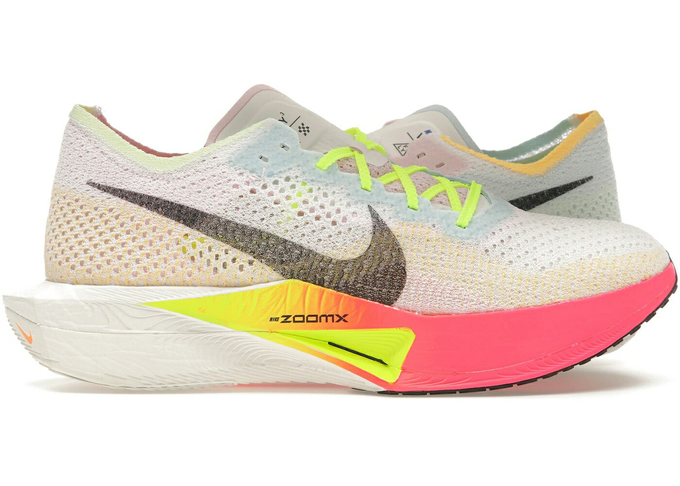 ナイキ サクラ色 スニーカー メンズ NIKE ZOOMX VAPORFLY 3 MULTI-COLOR / MULTI COLOR VOLT HYPER PINK
