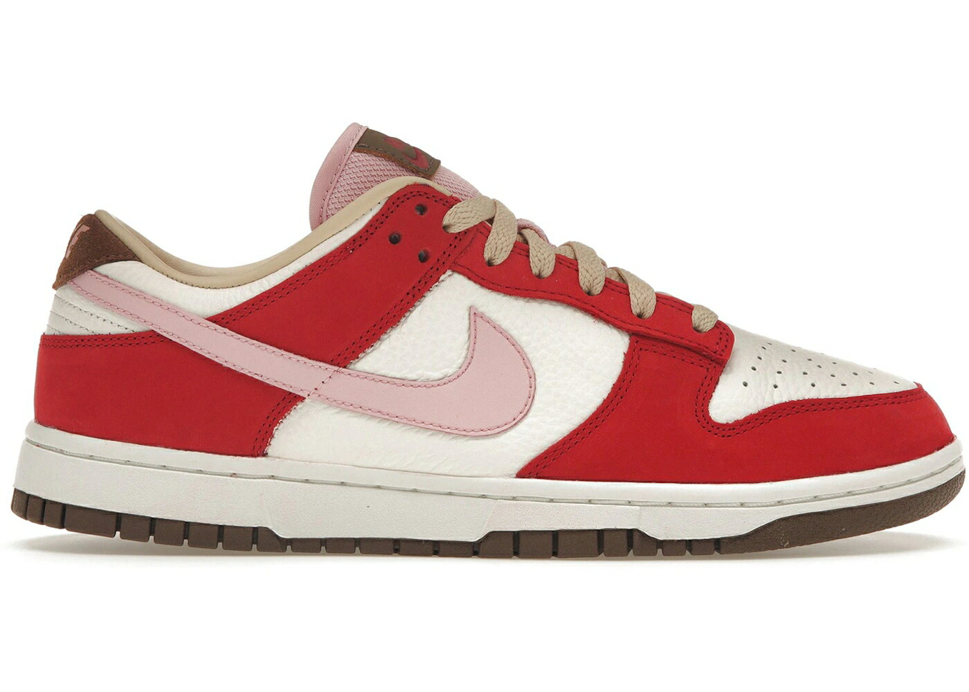 ナイキ ダンク 赤 赤いこと ダンクロー WOMEN\u0027S スニーカー レディース NIKE DUNK LOW PRM BACON (WOMEN\u0027S) / SPORT RED SHEEN SAIL MEDIUM