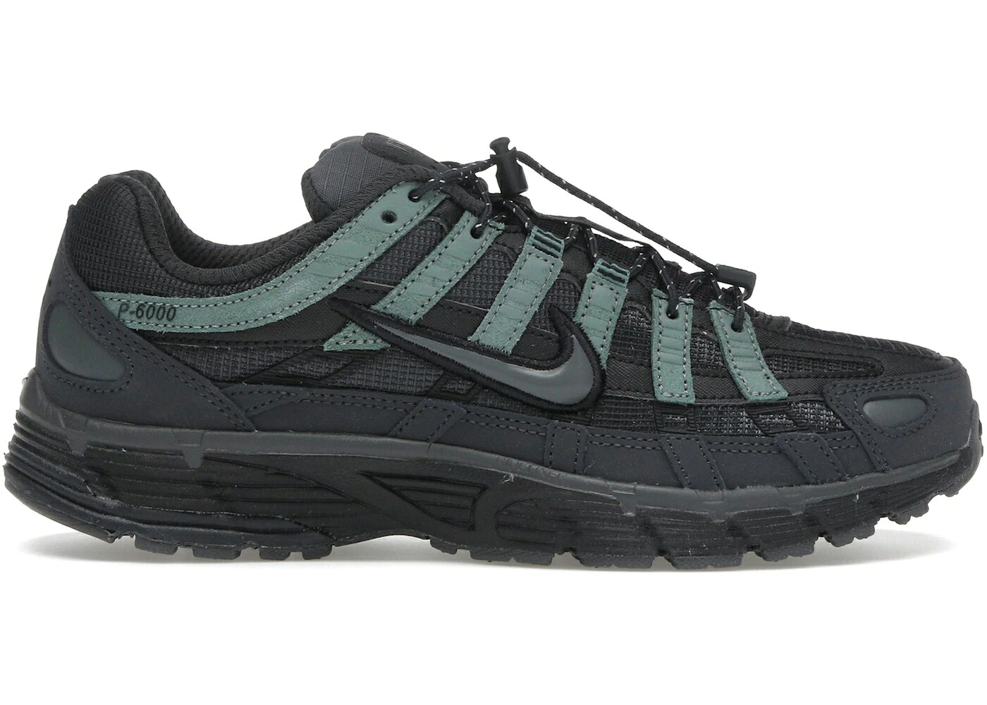 ナイキ 緑 緑であること 薄墨色 薄墨色 スニーカー メンズ NIKE P-6000 ANTHRACITE CLAY GREEN / ANTHRACITE IRON GREY DARK SMOKE