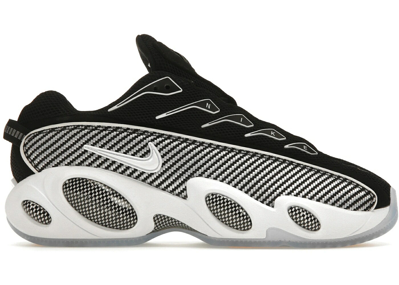 ナイキ グライド 黒いこと 黒いこと 白いこと 白いこと スニーカー メンズ NIKE NOCTA GLIDE DRAKE BLACK / BLACK WHITE WHITE CLEAR
