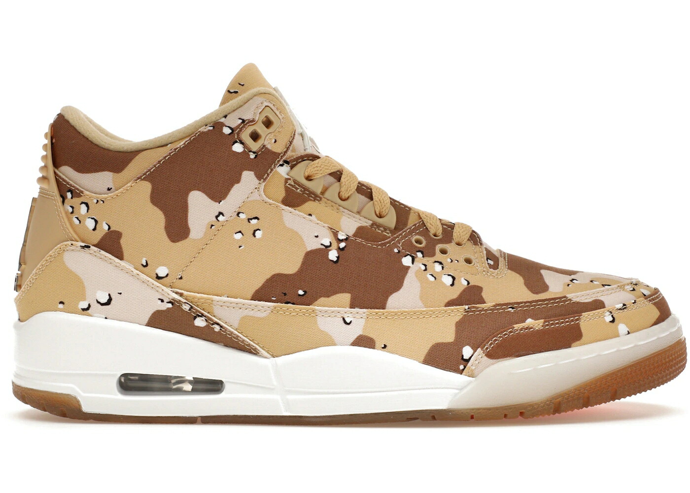 ナイキ ジョーダン 家鴨柄 WOMEN\u0027S スニーカー レディース JORDAN 3 RETRO WNBA DESERT CAMO (WOMEN\u0027S) / DARK DRIFTWOOD SAIL HEMP VELVET