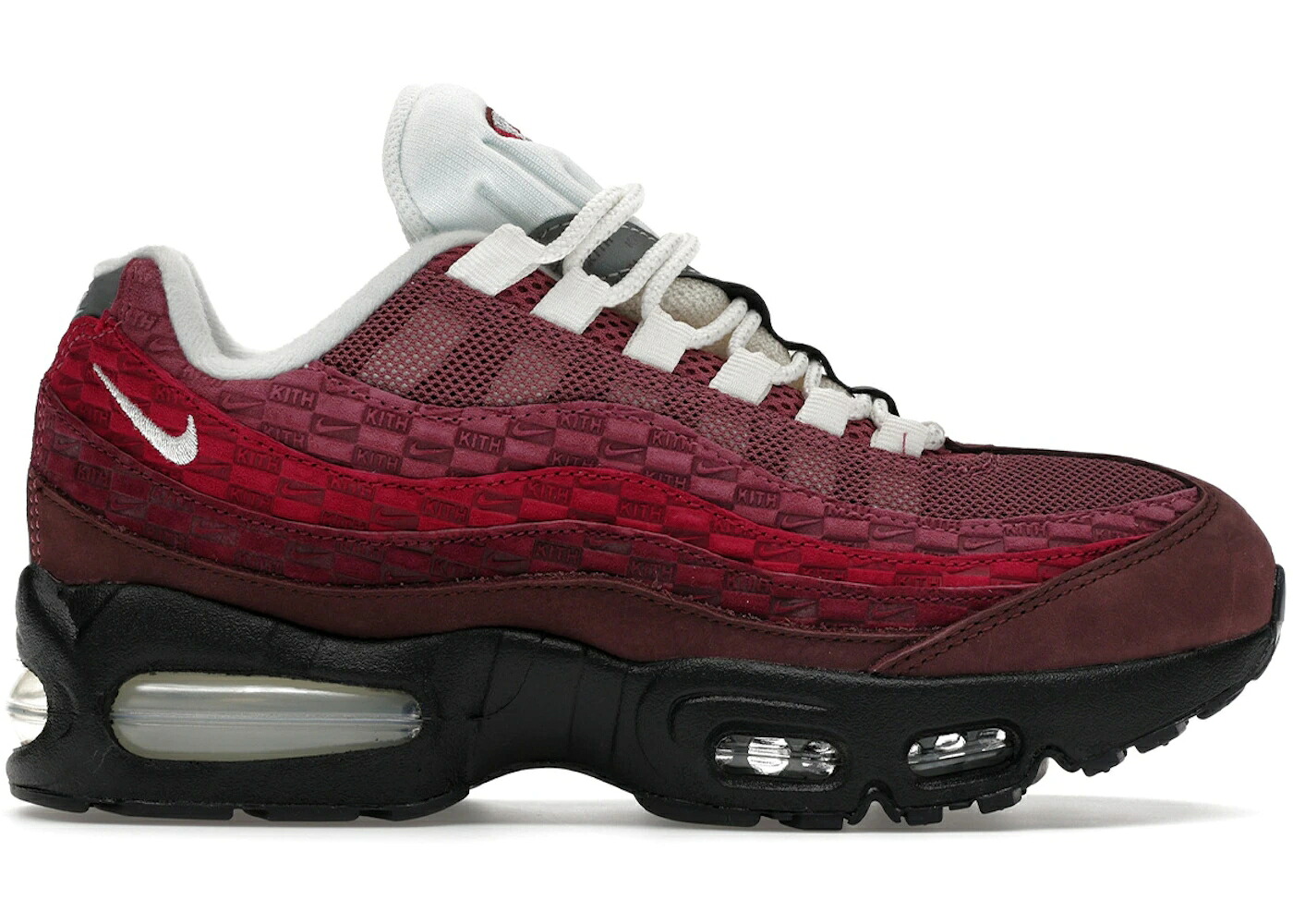 ナイキ マックス エアマックス ジュニア キッズ NIKE AIR MAX 95 KITH EL DORADO (GS) / EL DORADO SAIL DARK BEETROOT ベビー マタニティ スニーカー｜スニケス