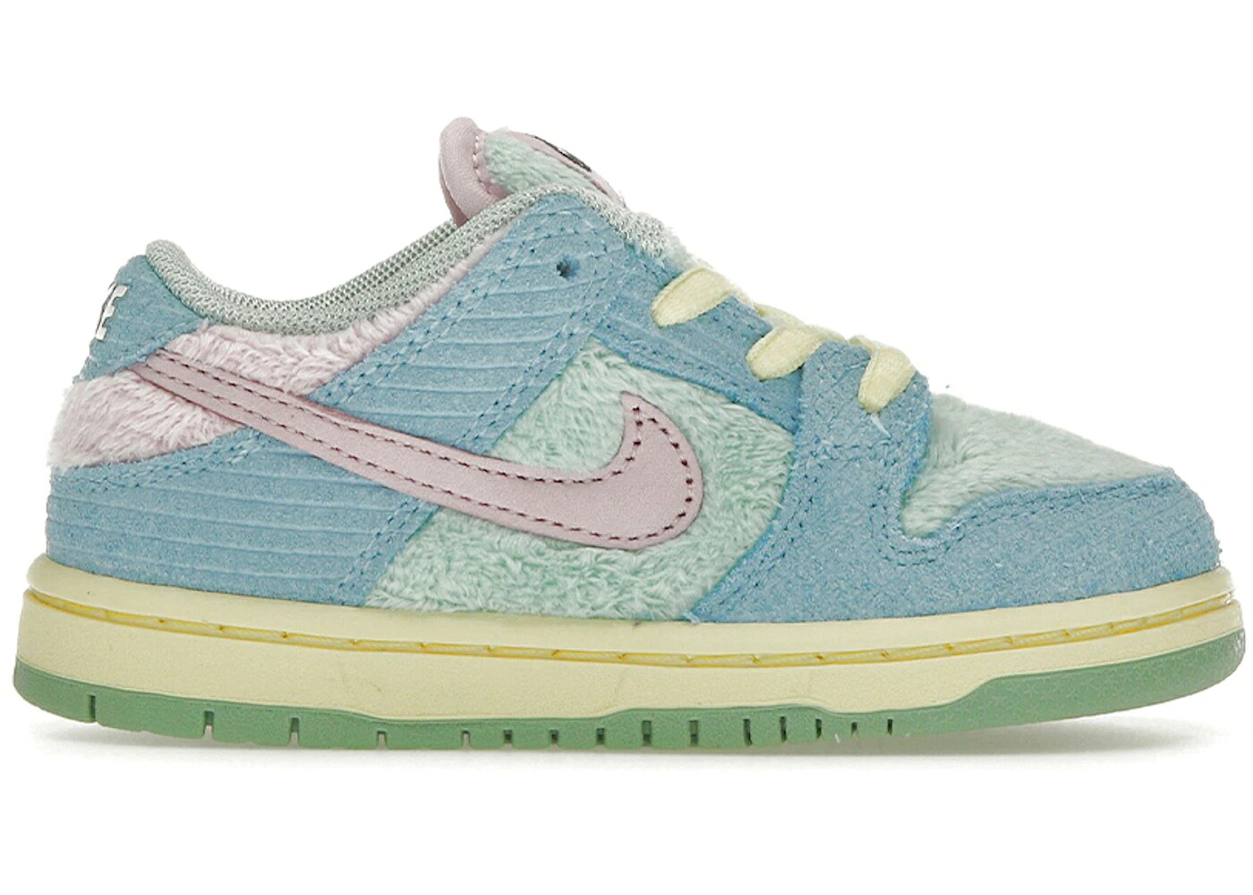 ナイキ エスビー ダンク 青味 青味 さくら色 ダンクロー 御坊っちゃん キッズ NIKE SB DUNK LOW VERDY VISTY (TD) / BLUE GAZE LIGHT ARCTIC PINK