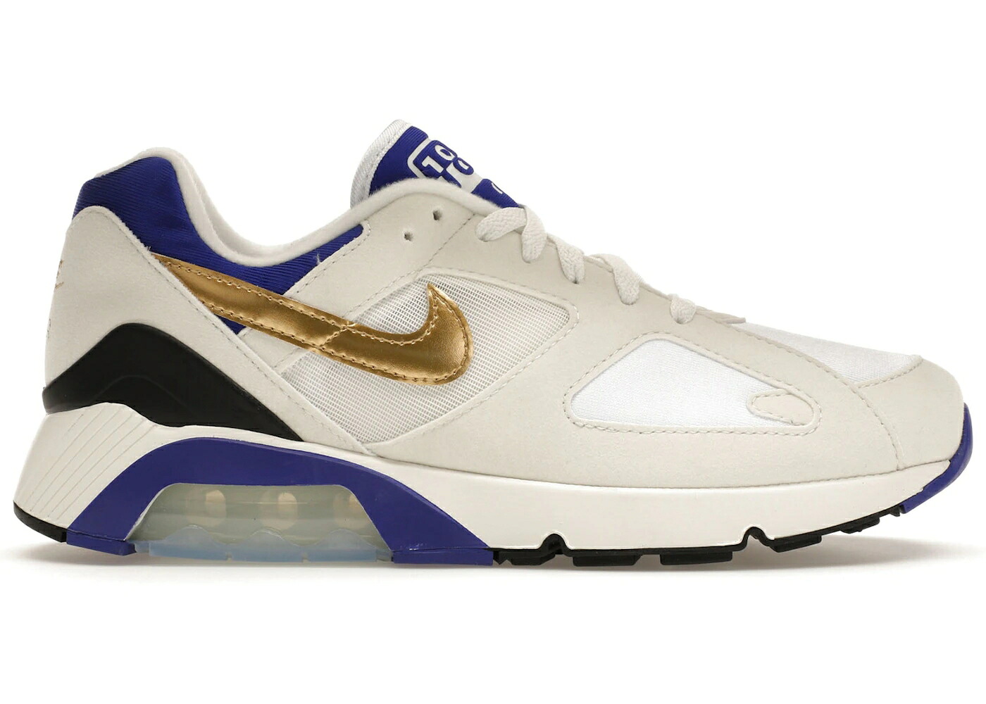 ナイキ マックス 白色 ホワイト コンコルド コンコード ゴールド エアマックス スニーカー メンズ NIKE AIR MAX 180 SUMMIT WHITE CONCORD / SUMMIT WHITE METALLIC GOLD|スニケス