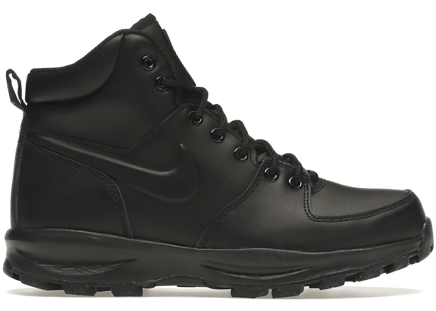 ナイキ マノア なめし革 黒いこと 黒いこと スニーカー メンズ NIKE MANOA LEATHER BLACK / BLACK BLACK BLACK