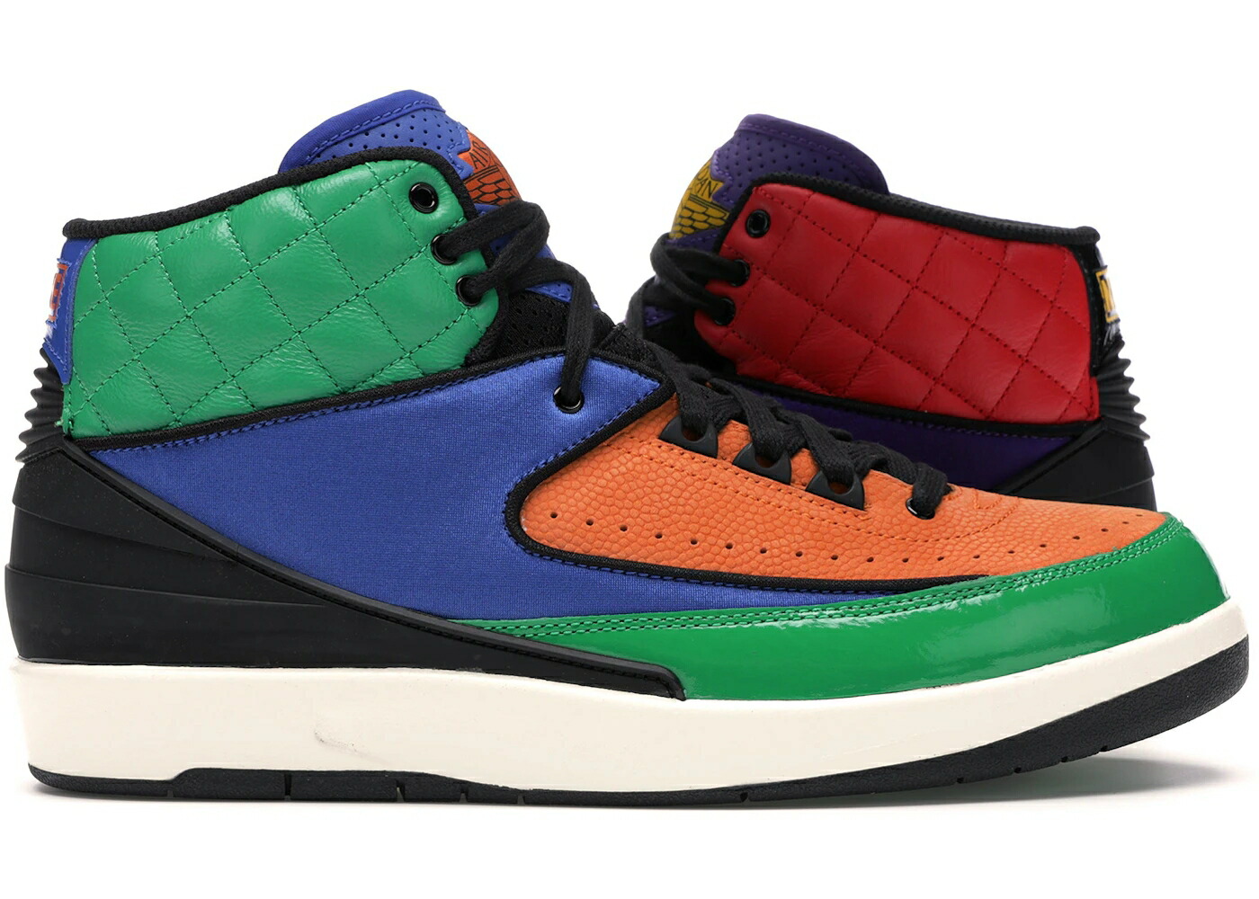 ナイキ ジョーダン 赤 レッド 黒色 ブラック コート WOMEN スニーカー レディース JORDAN 2 RETRO MULTI-COLOR (WOMEN) / UNIVERSITY RED BLACK COURT