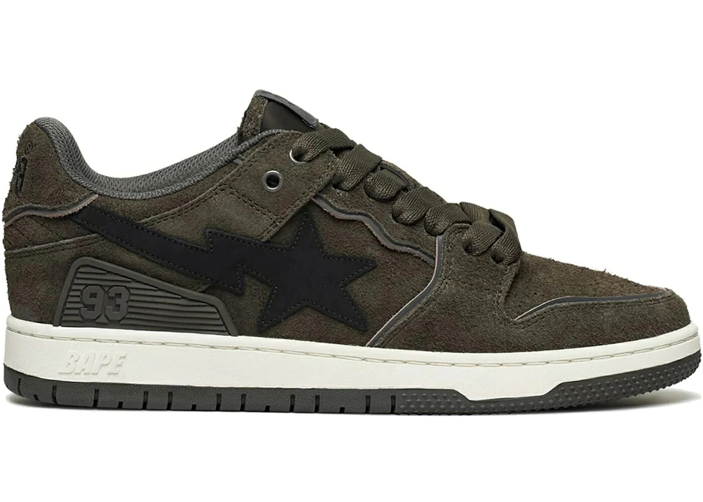 ベイプ 黒色 ブラック #3 スニーカー メンズ BAPE A BATHING APE SK8 STA BLACK /｜スニケス