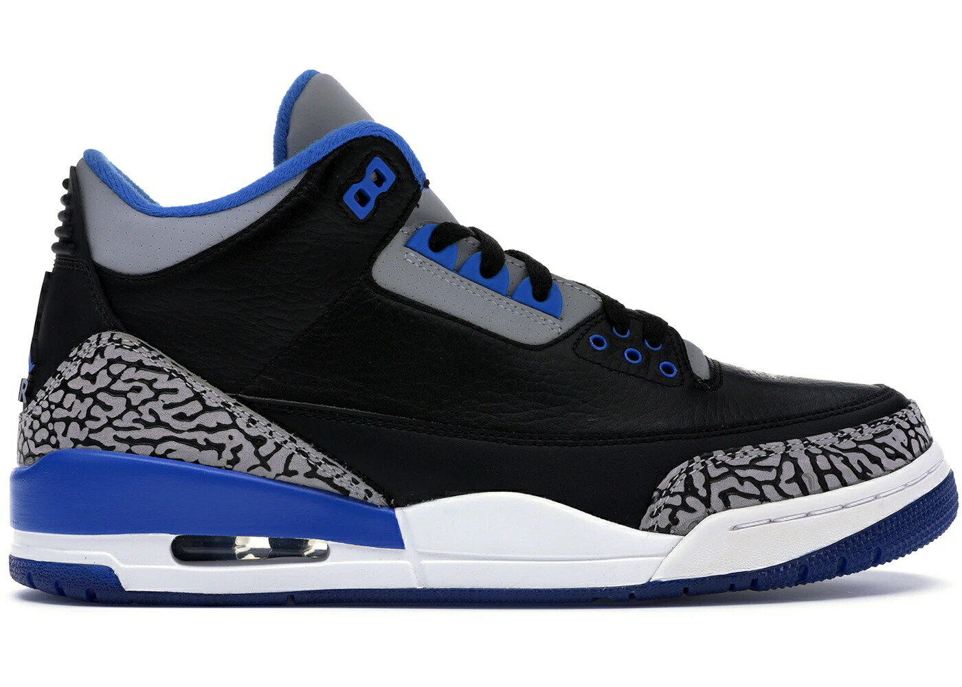 ナイキ ジョーダン 青味 青み 黒いこと 黒いこと 薄墨色 薄墨色 スニーカー メンズ JORDAN 3 RETRO SPORT BLUE / BLACK SPORT BLUE WOLF GREY