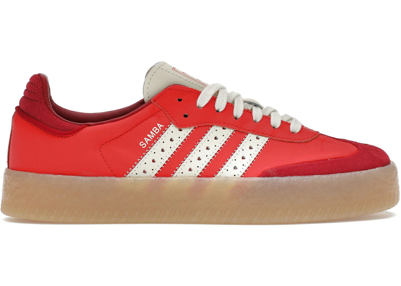 アディダス 赤 赤いこと 皮膚軟化剤 白いこと 白いこと VALENTINE\u0027S WOMEN\u0027S スニーカー レディース ADIDAS SAMBAE DAY (WOMEN\u0027S) / BRIGHT RED CREAM WHITE