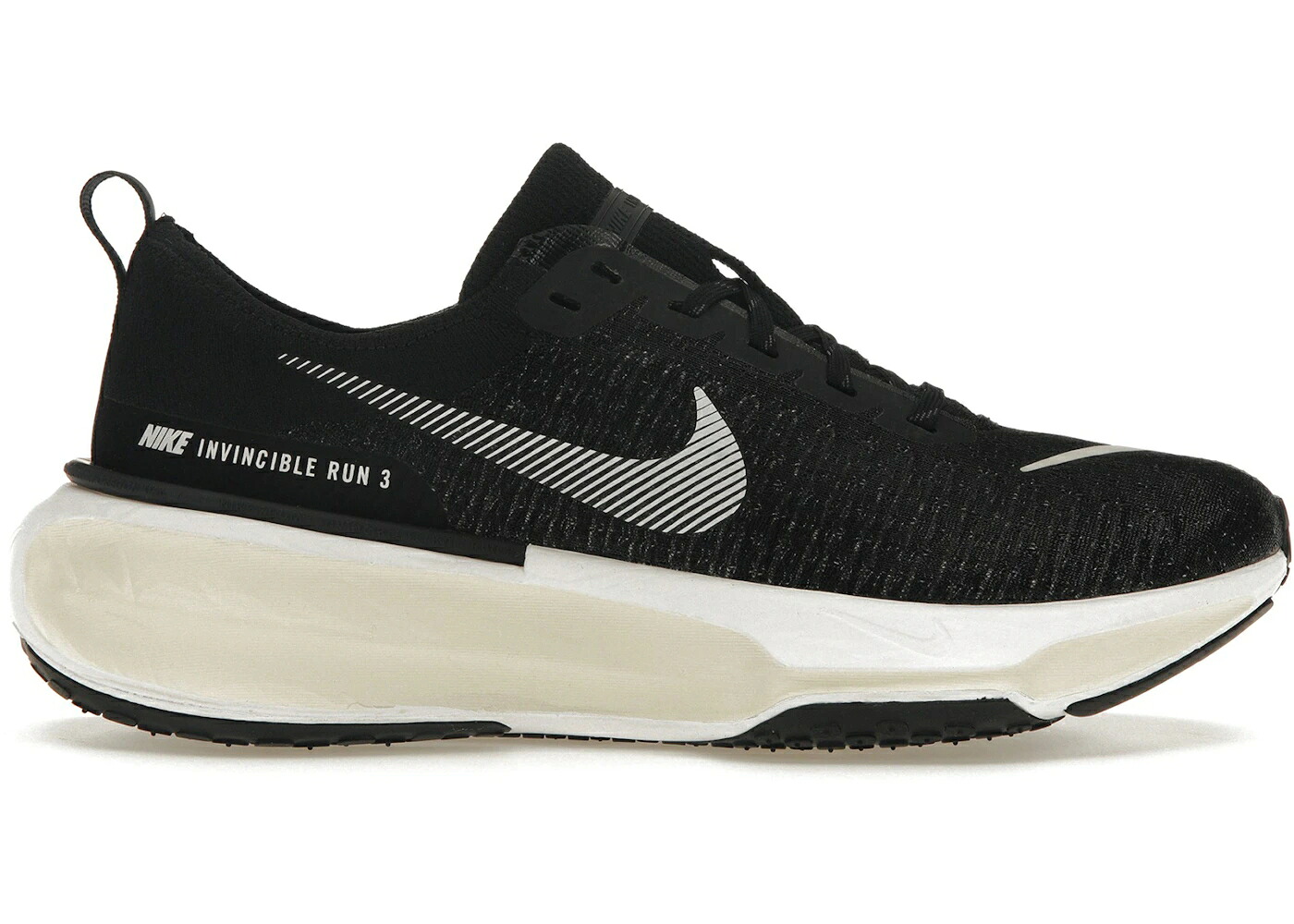 ナイキ 幽客 黒いこと 黒いこと 白いこと 白いこと 薄墨色 薄墨色 スニーカー メンズ NIKE ZOOMX INVINCIBLE RUN 3 BLACK WHITE / BLACK WHITE DARK GREY WHITE